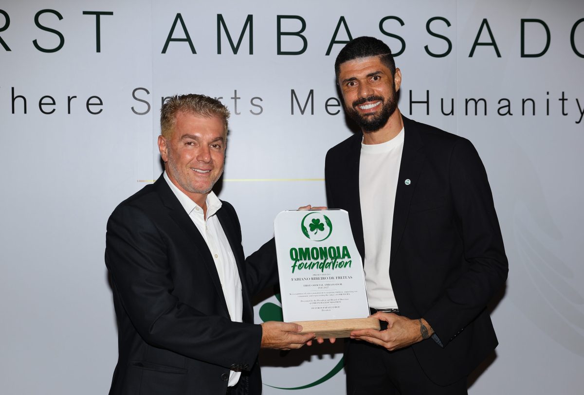 Φαμπιάνο: Πρώτος Πρεσβευτής του Omonoia Foundation